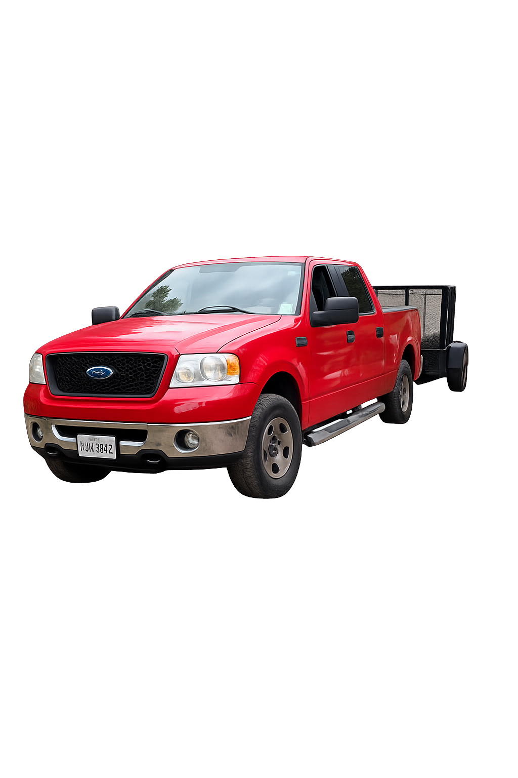 Capital Region Outdoor Services truck and trailer